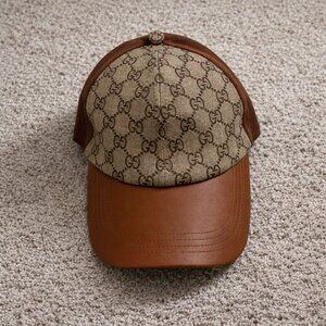 Gucci Monogram Brown Tan Cap